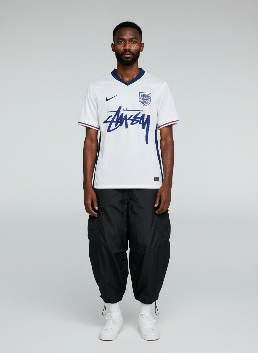 STÜSSY x "ENGLAND” HOME JERSEY - 2024/25